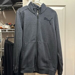 Puma Grey Zip sweatshirt